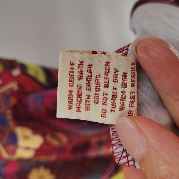 Aryeh Dress Multicolor Print Size Large Stretch Knee Length Sleeveless - Picture 6 of 7